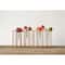 9 Test Tube Vases with Gold Metal Stand Set